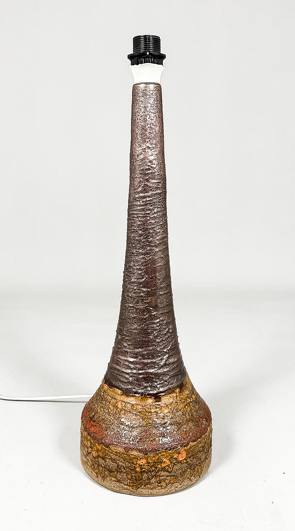 A ceramic floor lamp, Tilgmans, 20th century.