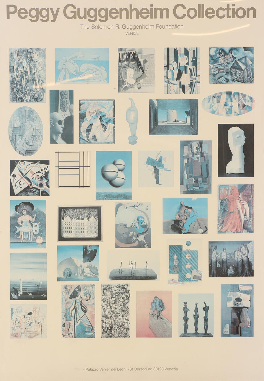 EXHIBITION POSTER, Peggy Guggenheim Collection.