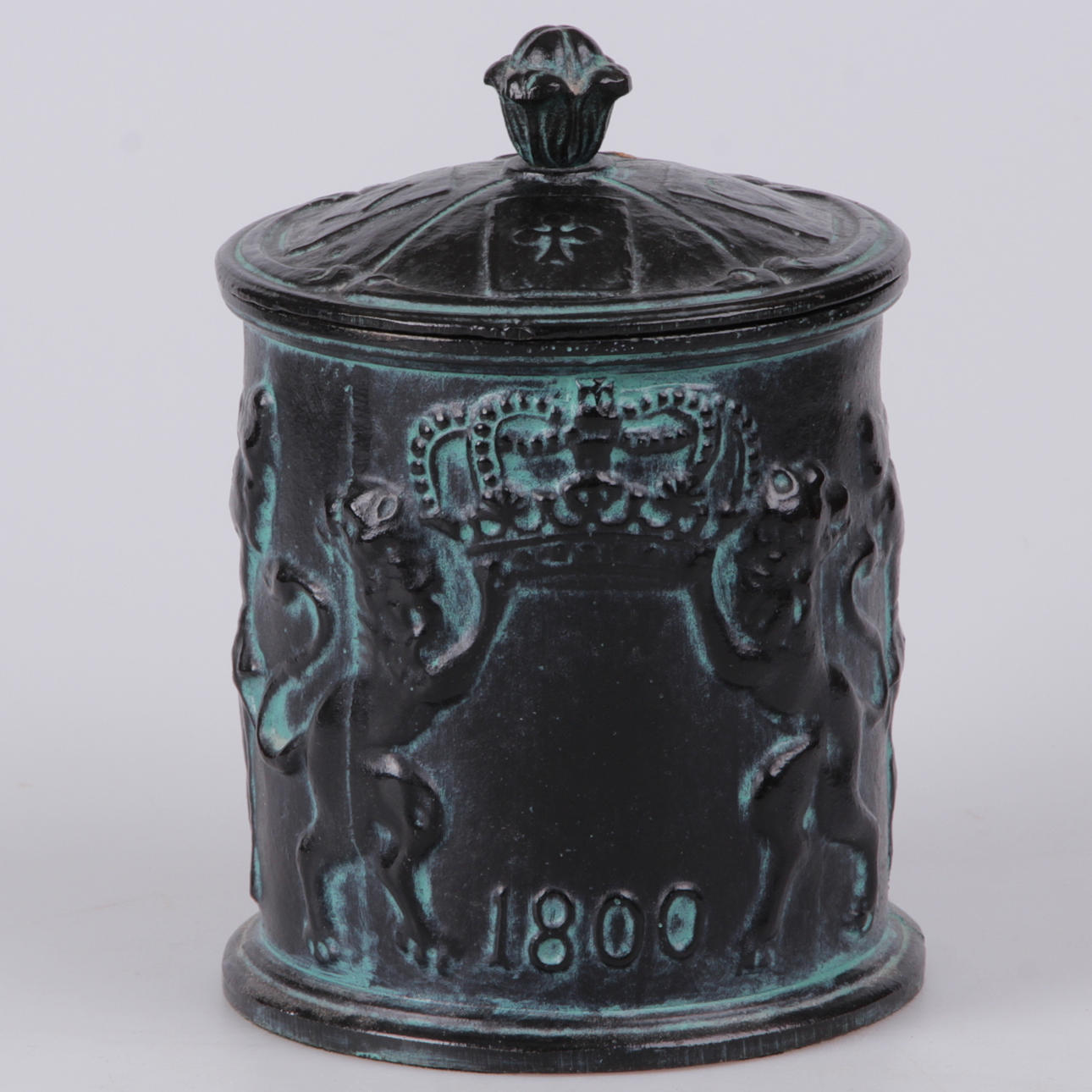 TOBAKSBURK, gjutjärn, 1900-tal.