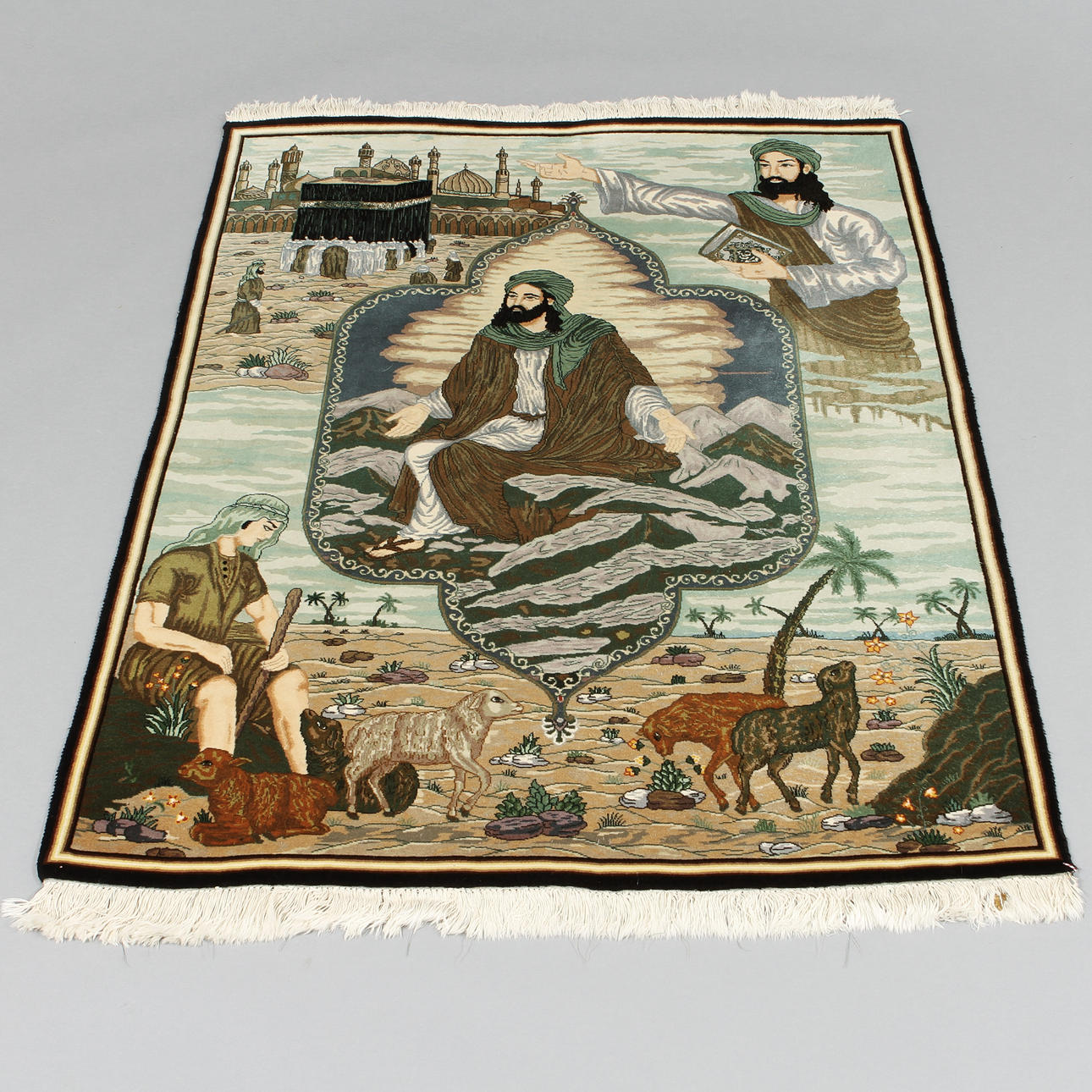 ORIENTALISK MATTA, Tabriz-figural, Persien, 148 x 112 cm.