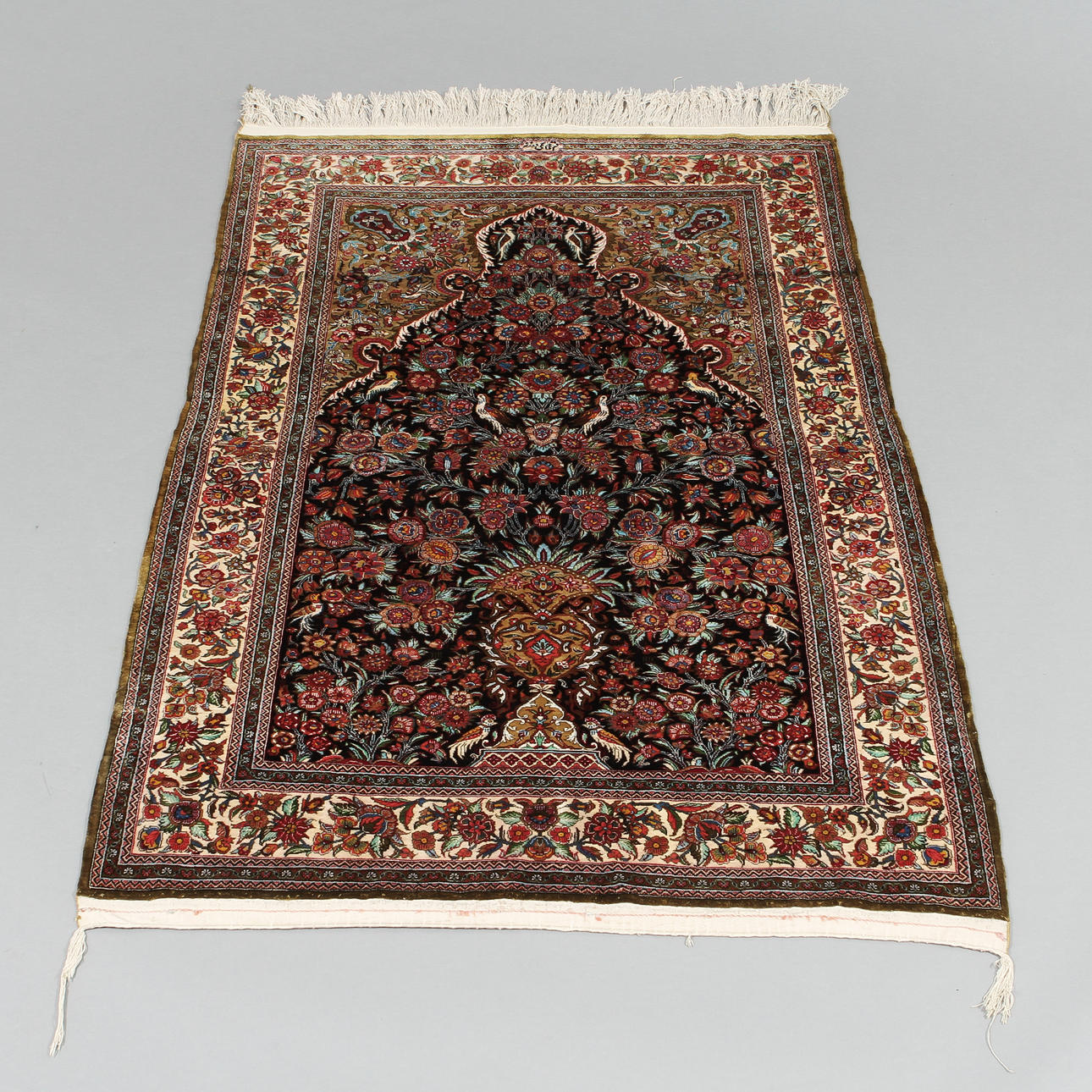 ORIENTALISK MATTA, Silke-Ghom, Persien, 165 X 103 cm.