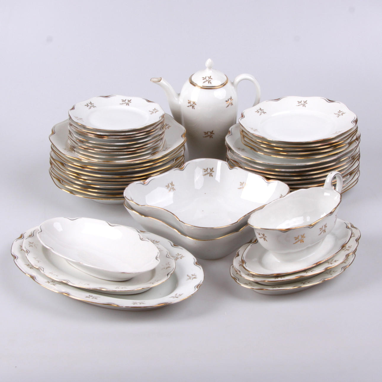 MATSERVIS, 44 delar, Lidköping, 1900-talets mitt.