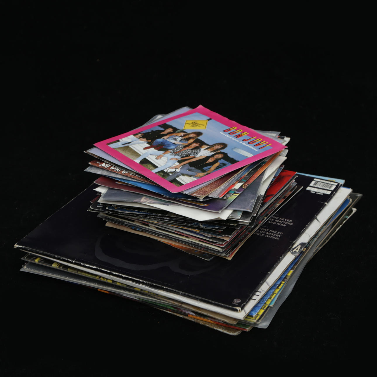 SKIVSAMLING, hårdrock, vinyl, 1900-tal.