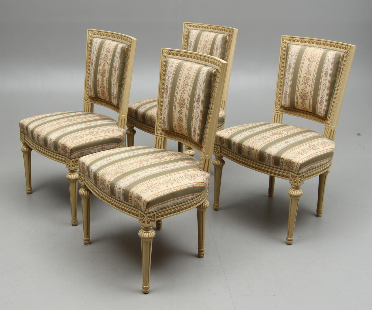 STOLAR, 4 st, gustaviansk stil, 1900-tal.