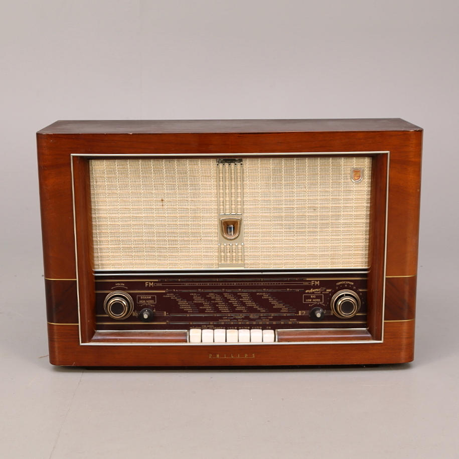 RADIOAPPARAT, Philips, 1900-talets mitt.