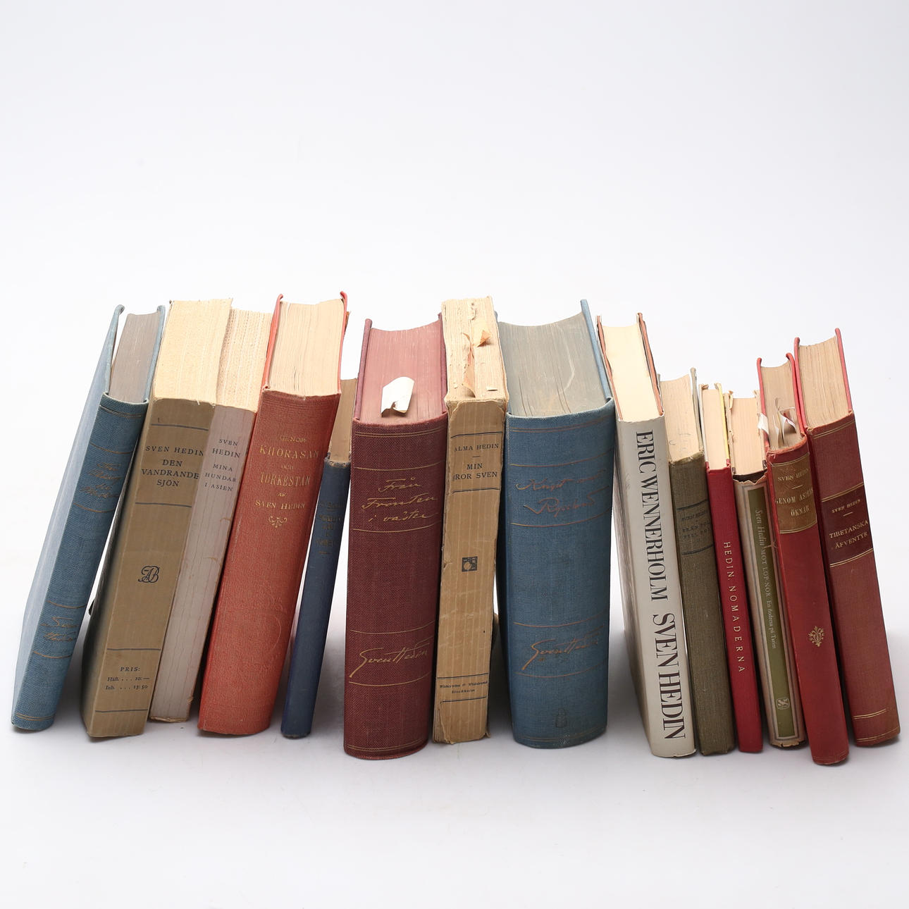 SVEN HEDIN. Böcker, 14 st, 1900-tal.
