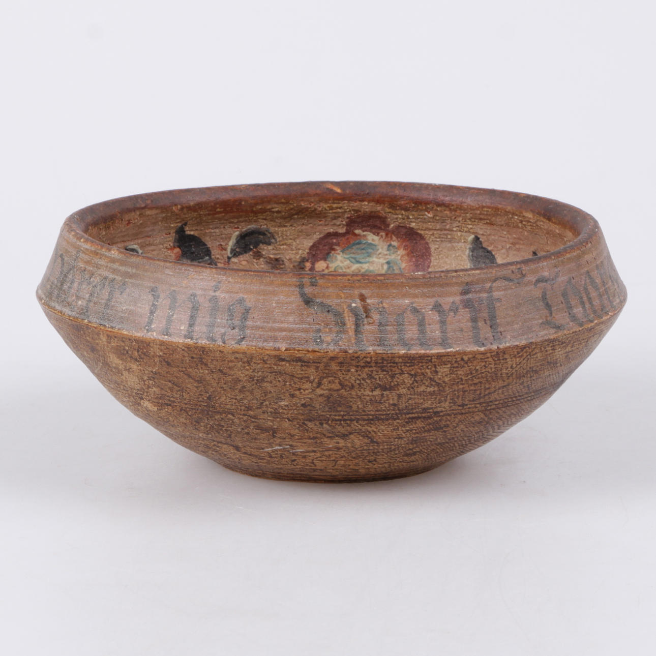 SKÅL, trä, allmoge, daterad anno 1749.