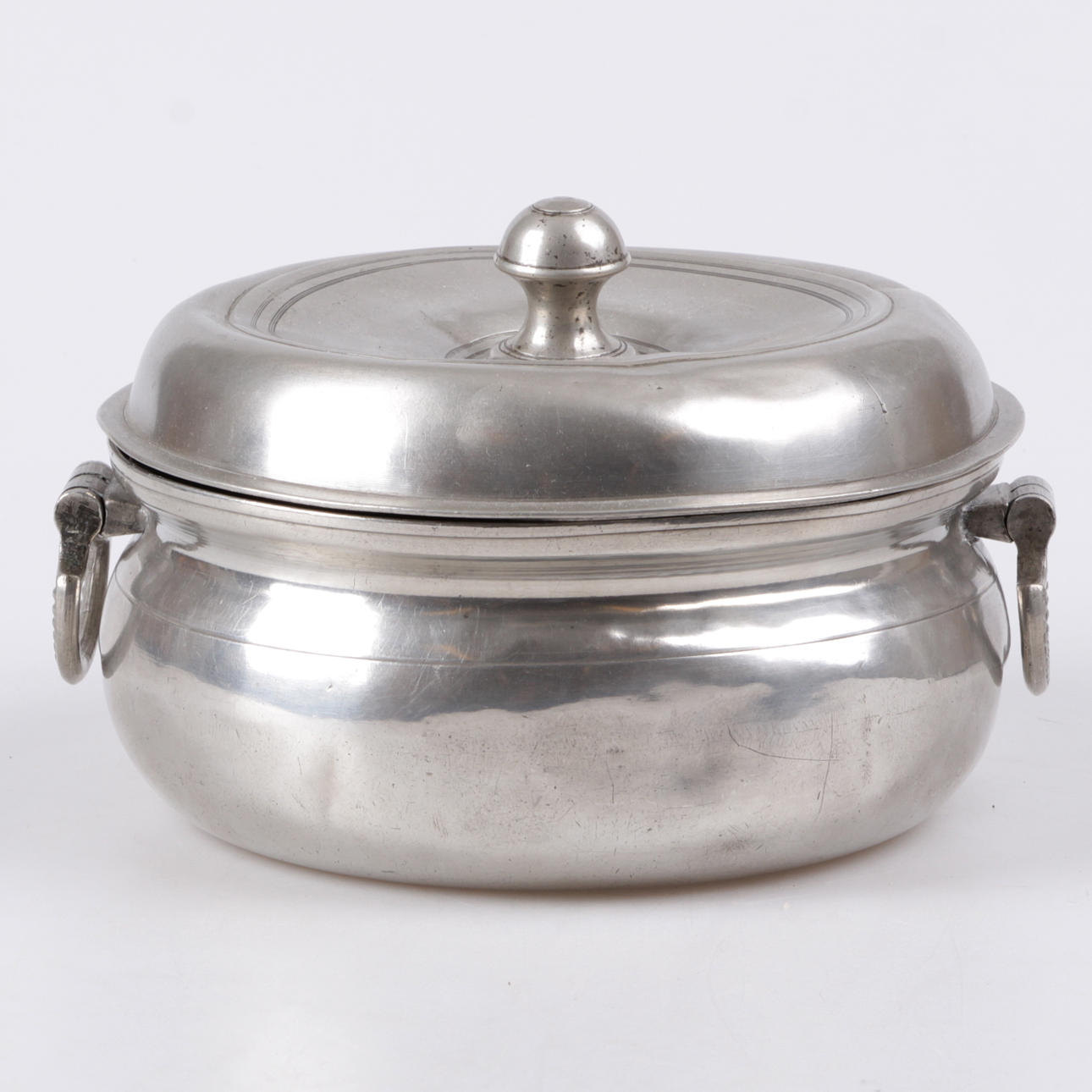 GRÖTSKÅL, tenn, Per Fredrik Wigholm, Arboga, 1864.