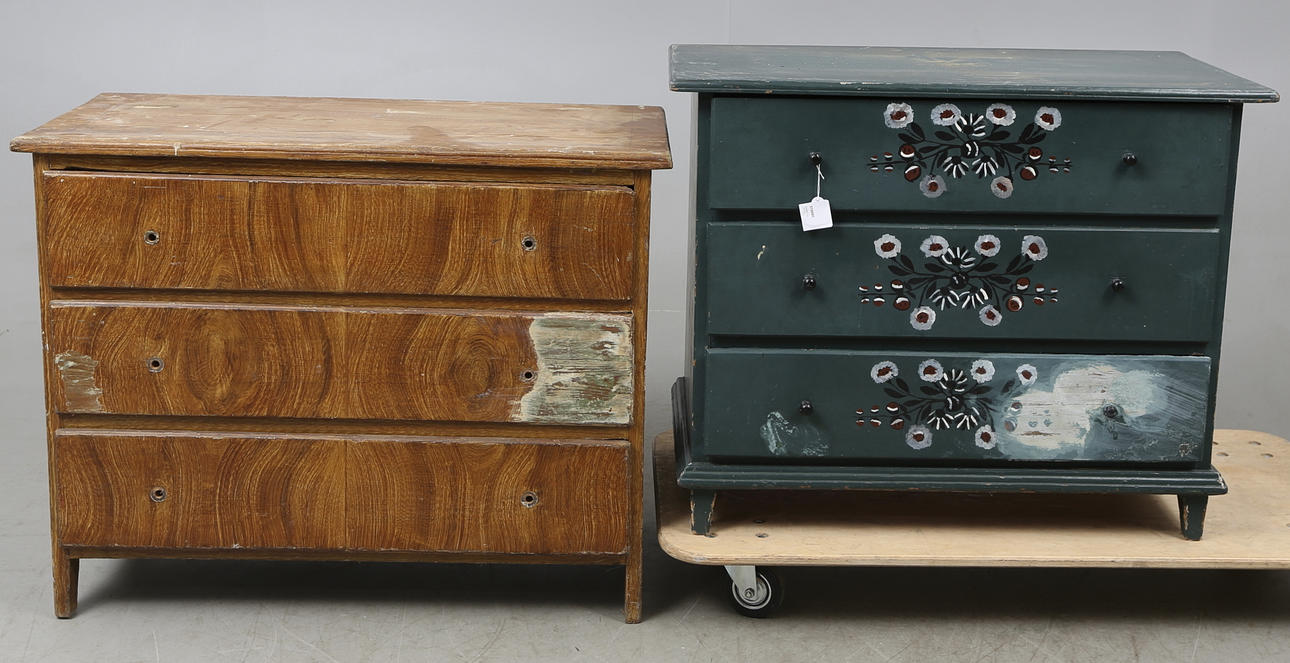 BYRÅAR, 2 st, 1800-tal.