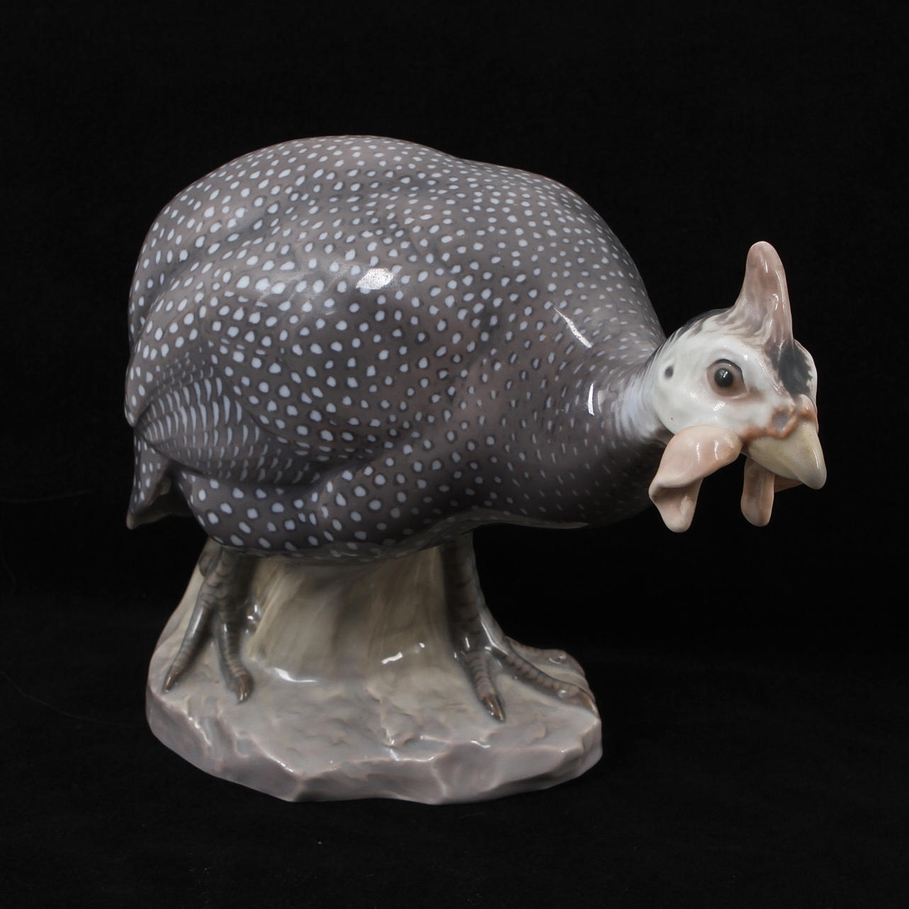 FIGURIN, porslin, Numida meleagris, Bing & Gröndahl, Danmark.