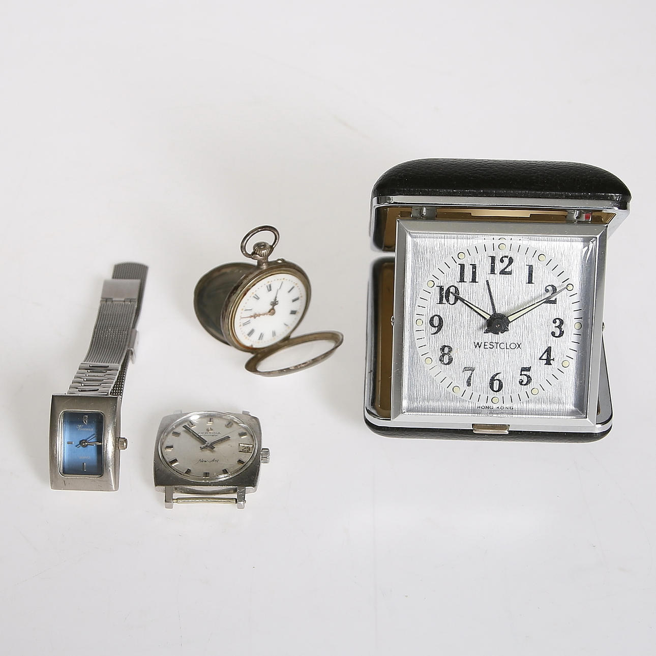 PARTI KLOCKOR, 4 st, bla Certina New Art. 1900-tal.