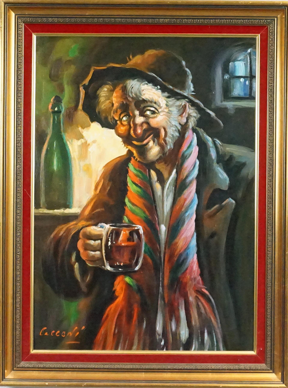 ALBERTO CECCONI. Oil on canvas, signed.