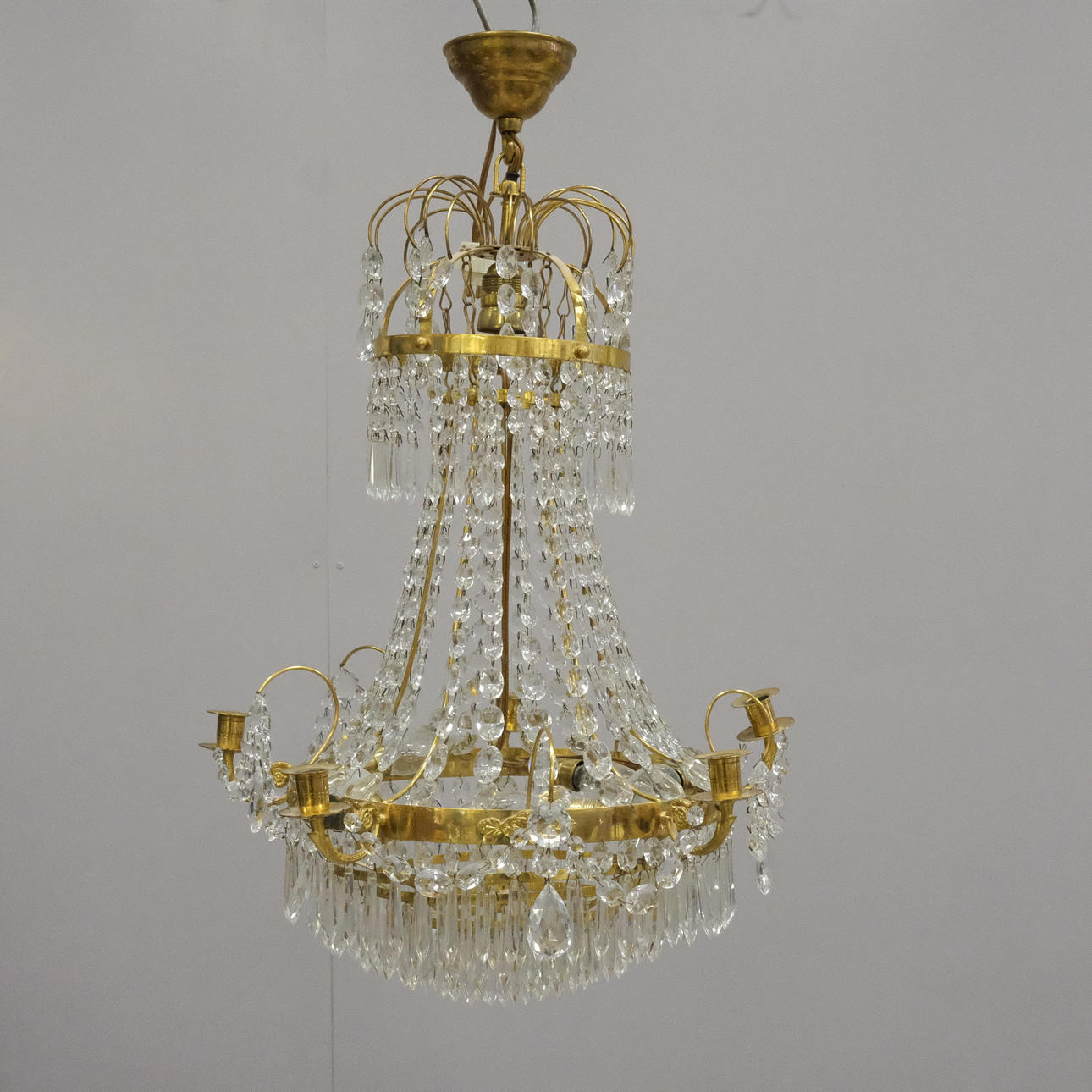 LEUCHTER. GUSTAVIANISCHER STIL.