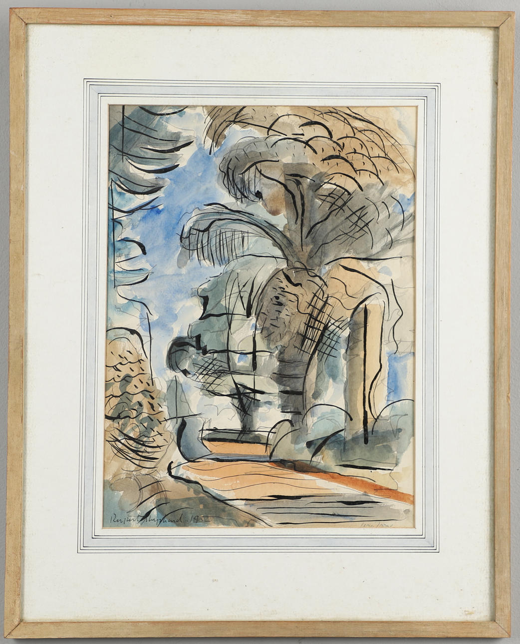RUPERT NORMAN SHEPHARD (1909-1992). ELM TREES NEAR WIMBORNE (1932).