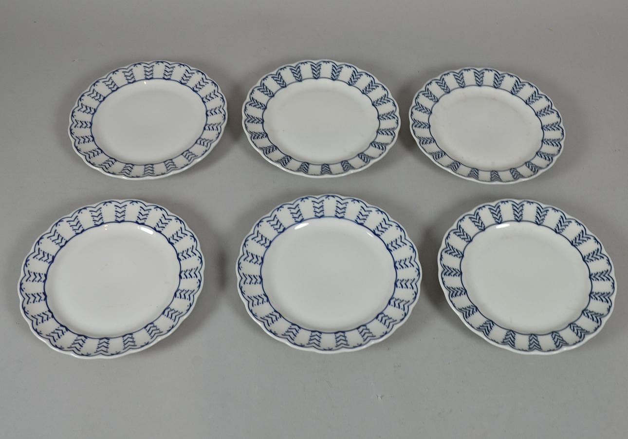 ERICH KUITHAN. SEX PLATTOR RUNT 1910 BURGAU A.D. SAALE FERDINAND SELLE.