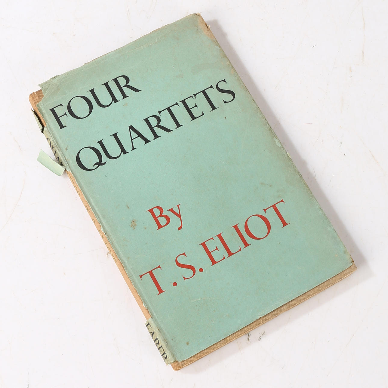 T. S. ELIOT „FOUR QUARTETS“, ERSTAUSGABE ERSCHIENEN BEI FABER & FABER 1944.
