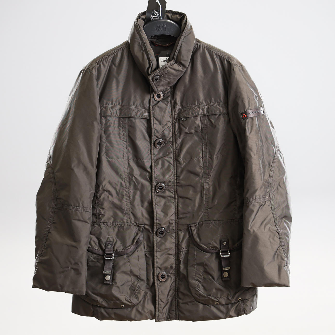 Miesten talvitakki, untuvapehmuste, PEUTEREY, koko It 46.