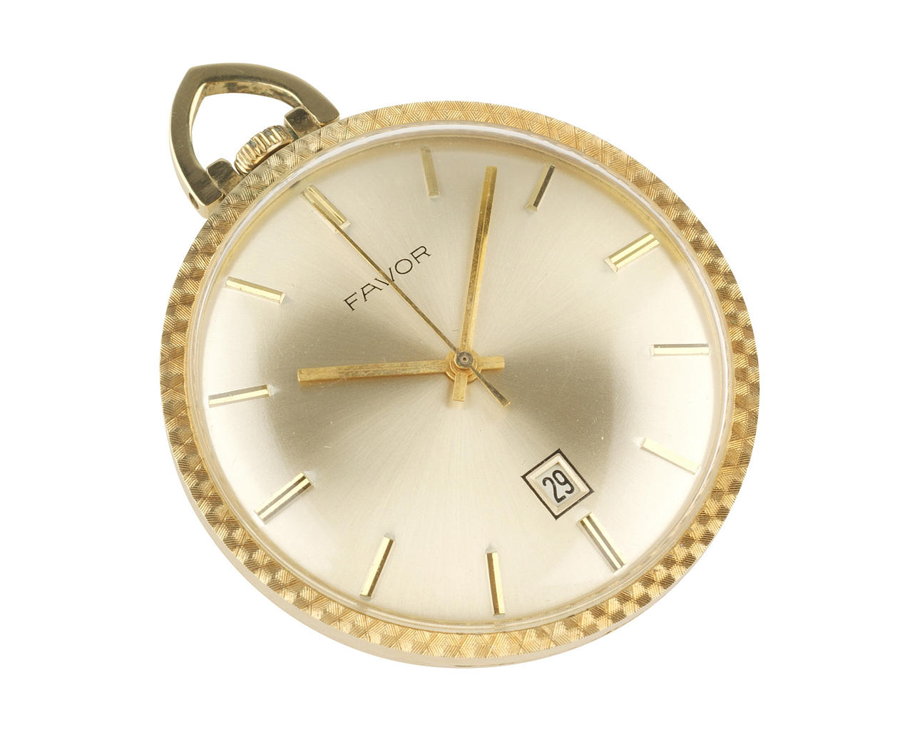 KLÄNNINGSUR 585 gult guld, manuell.