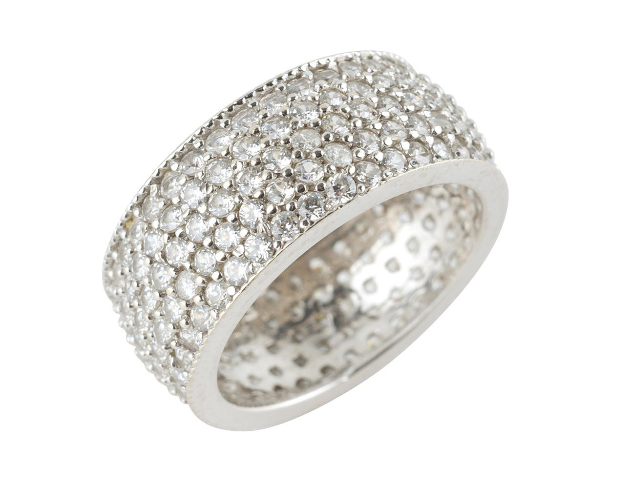 RING, 750 vitguld, ca. 5 g.