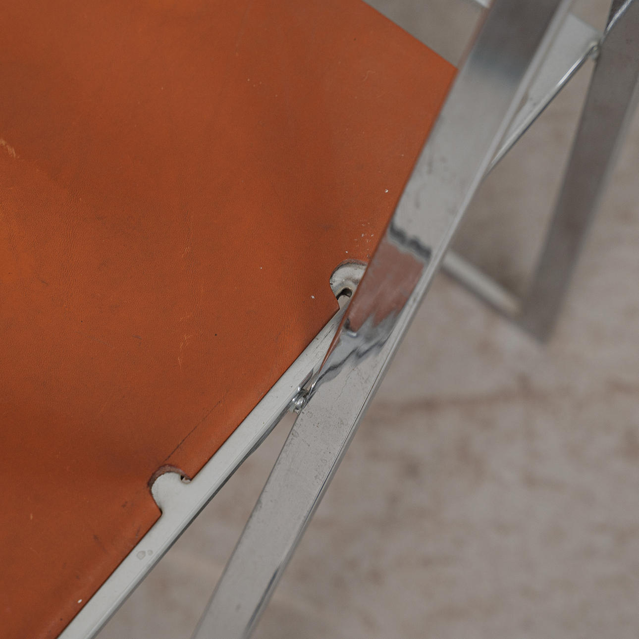 FONTANI & GERACI. Lübke, folding chair/chair, model 'Elios', steel