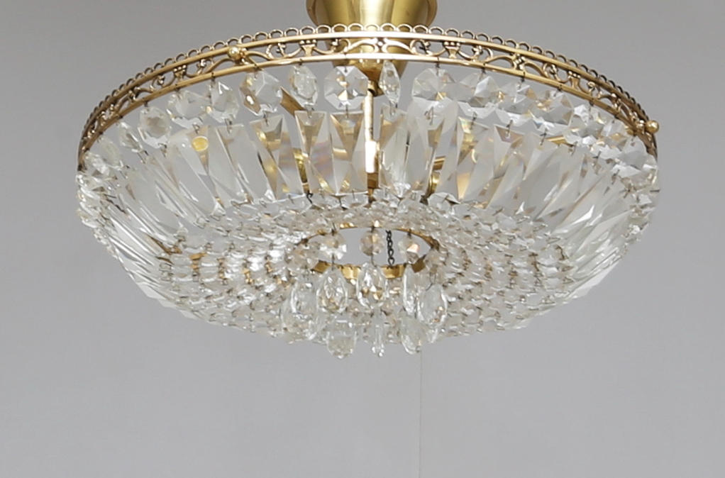 TAKPLAFOND, mässing, 1900-talets andra hälft.