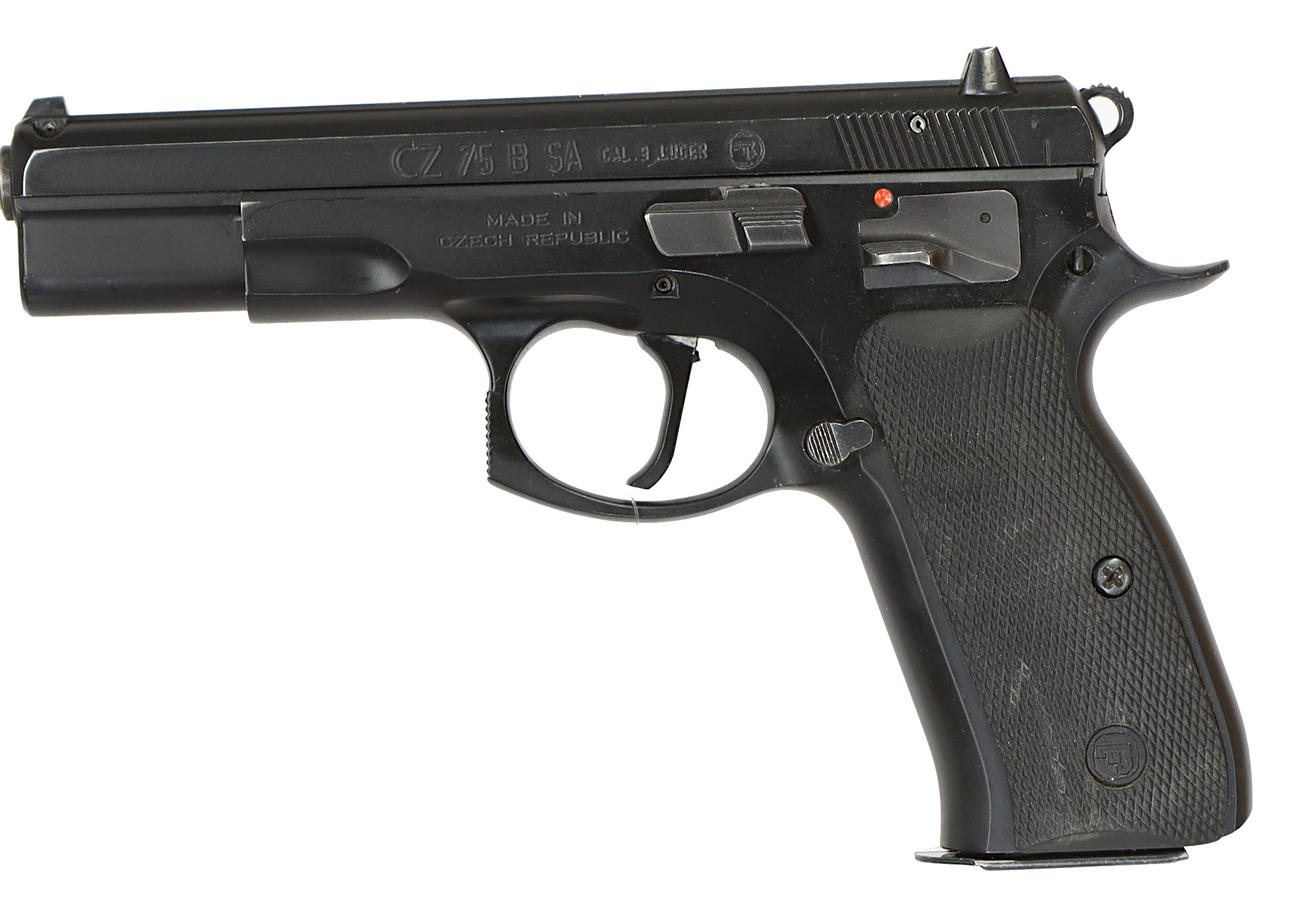 PISTOL, Semi-automatic, make CZ, model 75B SA, calibre 9x19, ref. No ...