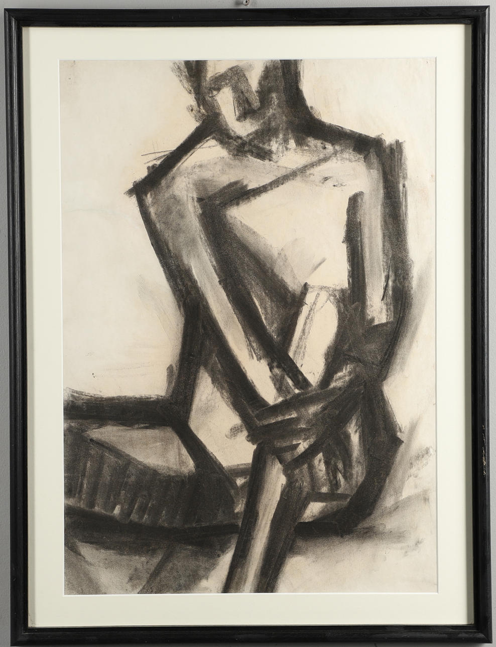 KARL WESCHKE (1925-2005). SEATED FIGURE, c.1957.