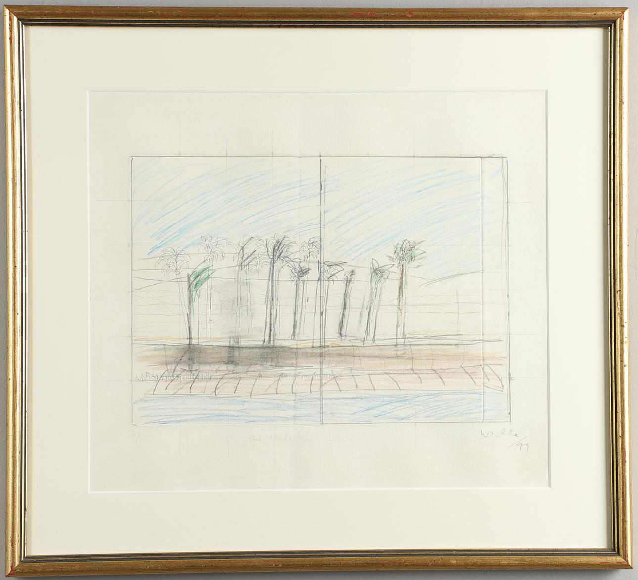 KARL WESCHKE (1925-2005). ON THE NILE NEAR LUXOR.