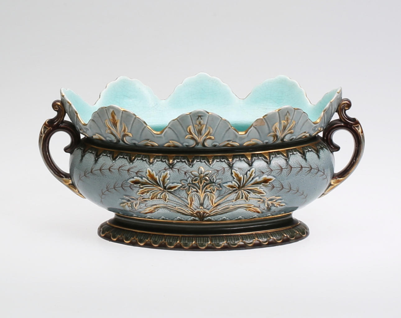 JARDINJÄR, majolika, Rörstrand, 18/1900-tal.