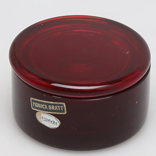 LOCKASK, glas, Monica Bratt, Rejmyre, 1900-talets andra hälft.