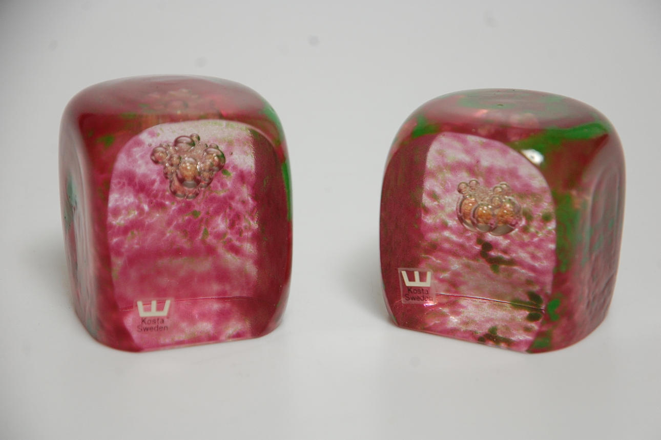 GÖRAN WÄRFF. rumssmycken 2 st , signerade.