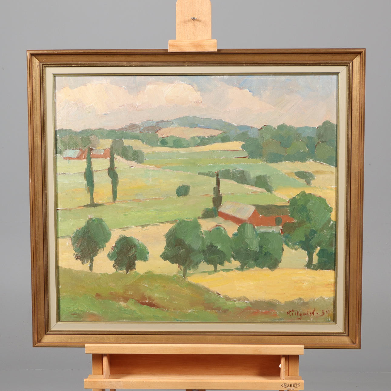 GOTTFRID KÄLLQVIST. OIL ON CANVAS, signed.