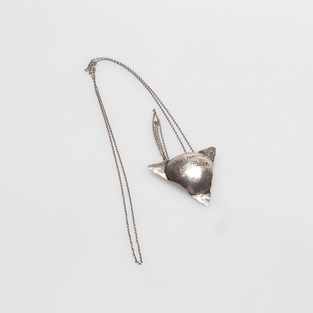 HALSBAND, silver, Rosa Taikon, Bernd Janusch, Stockholm, 1970-tal.