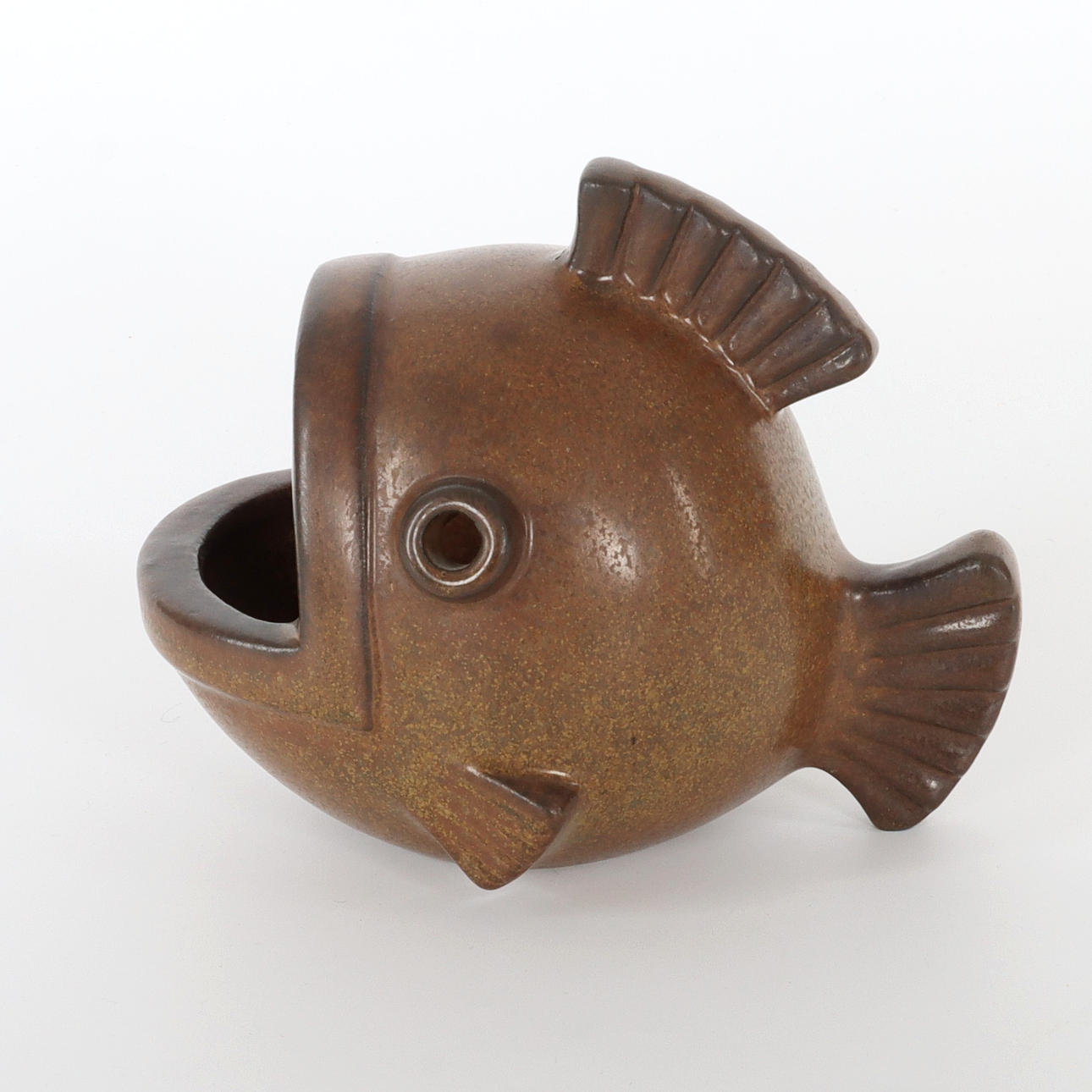 GUNNAR NYLUND. 1904-1997, fish, glazed ceramic, Rörstrand, signed.