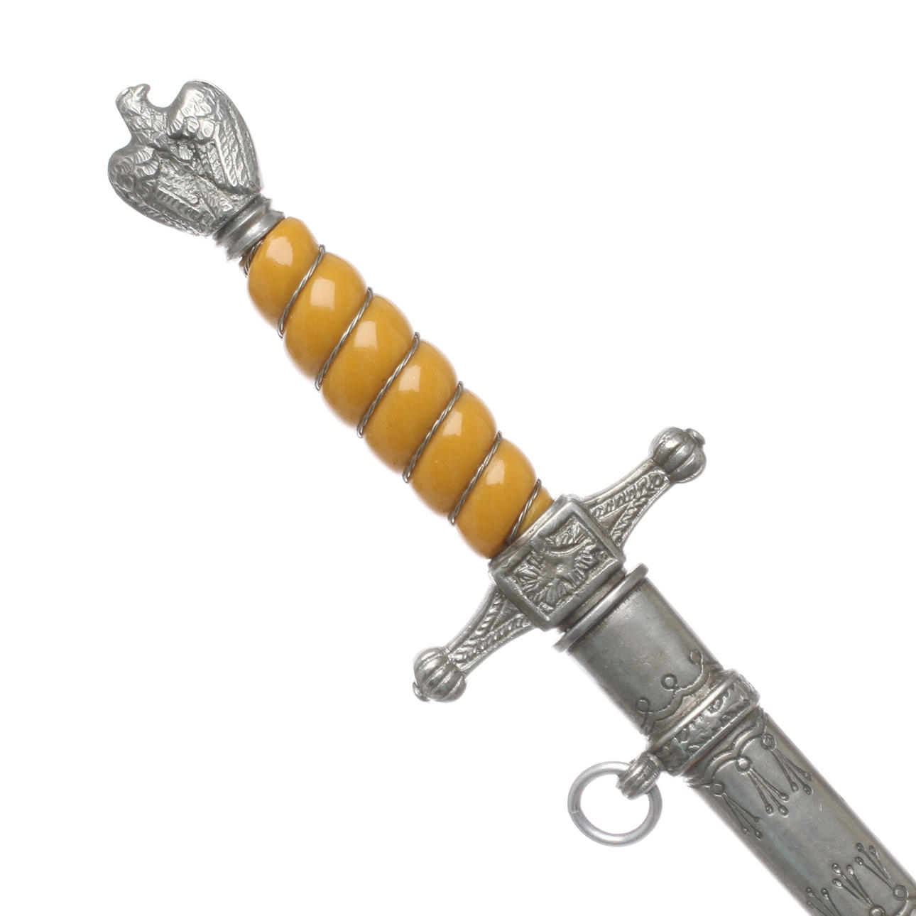 MINIATYRSTICKERT KRIEGSMARINE ALCOSO ACS SOLINGEN . Firmamärke i form av balansvåg.