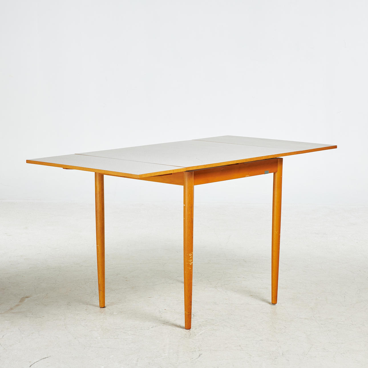 A table, Perstorp board “Virrvarr”, Sigvard Bernadotte, 1950s/60s, pull ...