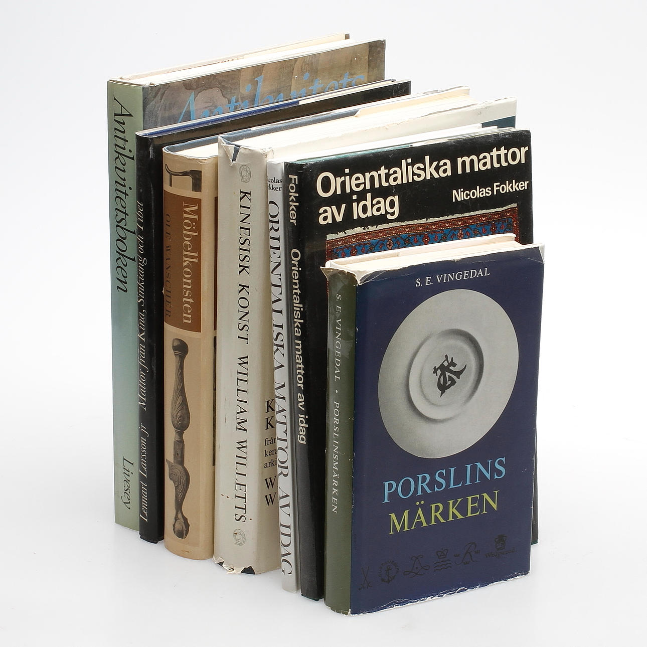 BÖCKER, 7 st, kontshantverk.