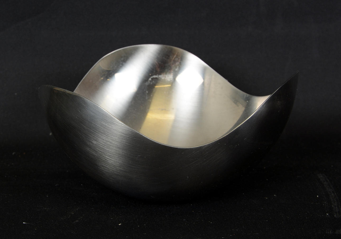 GEORG JENSEN. Skål, rostfritt stål.