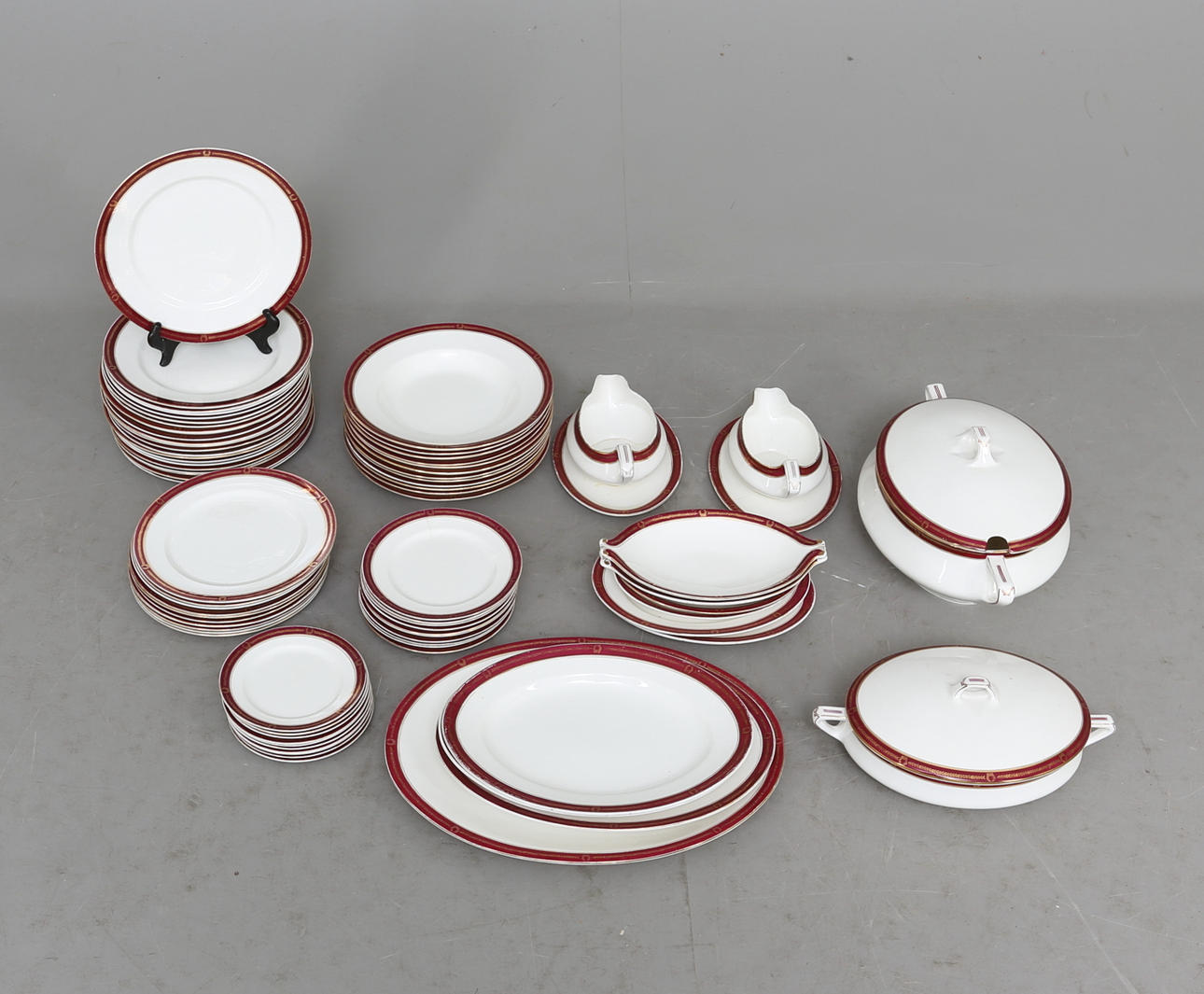 MATSERVIS, 78 delar, Gustavsberg, 1900-talets första halva.