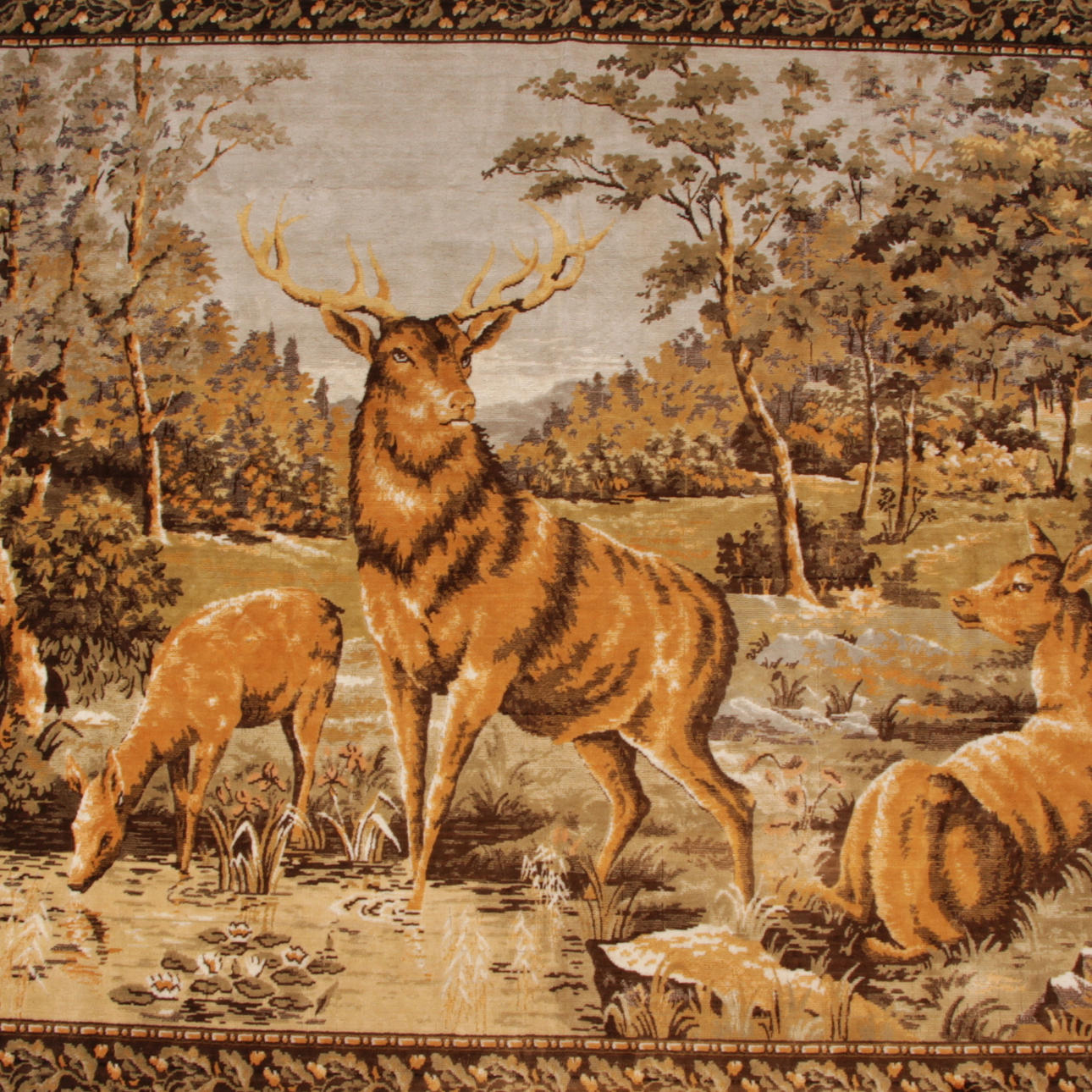 VÄGGBONAD, djurmotiv, 200 x 130 cm.