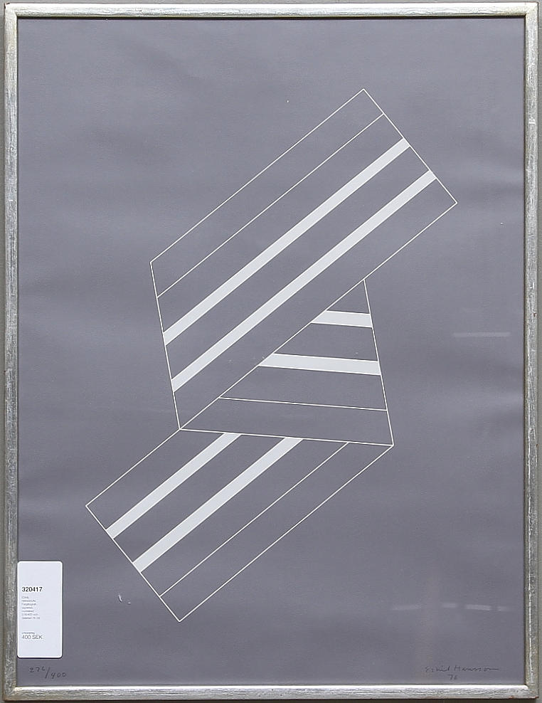 ESKIL HANSSON. Färglitografi, signerad, numrerad 276/400 och daterad 76.