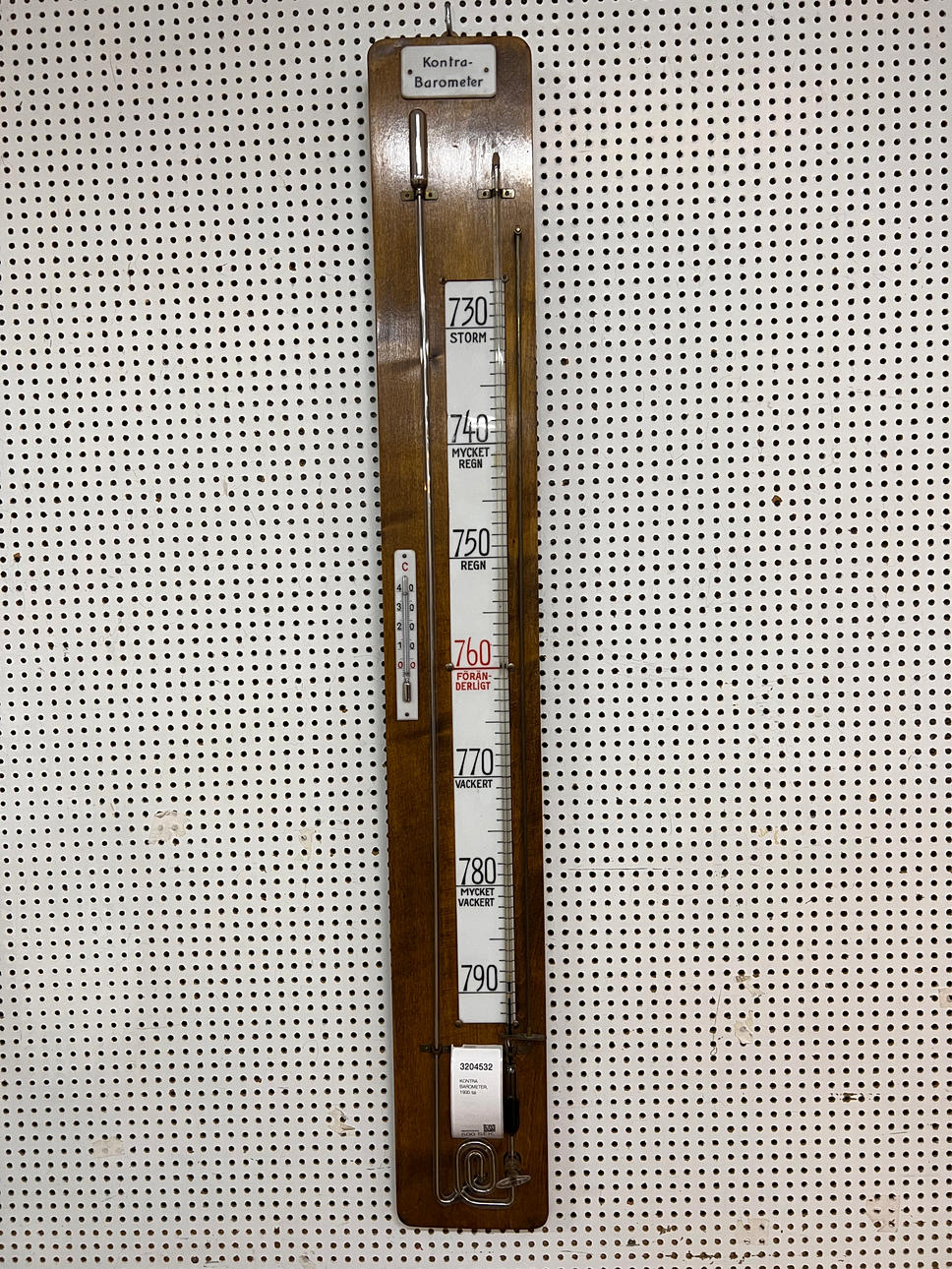 CONTRA BAROMETER, 20. Jahrhundert.