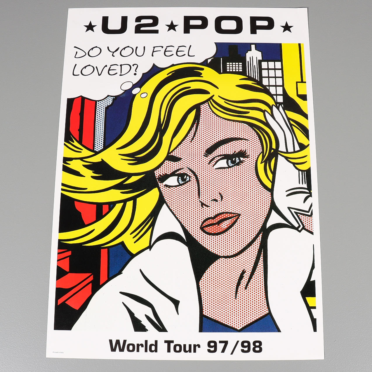 PLAKAT U2 Pop World Tour 97/98.