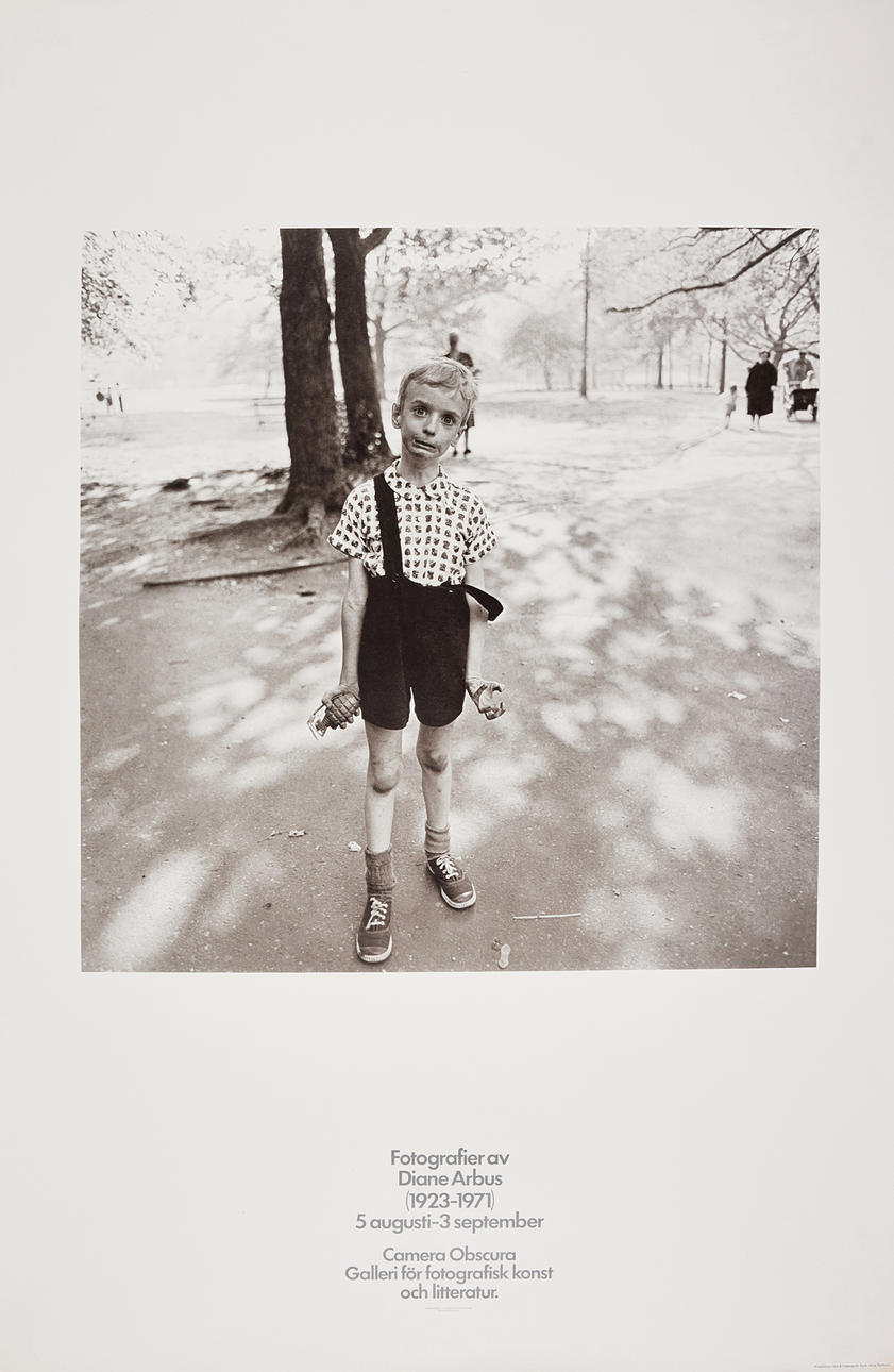 DIANE ARBUS. Exhibition poster.