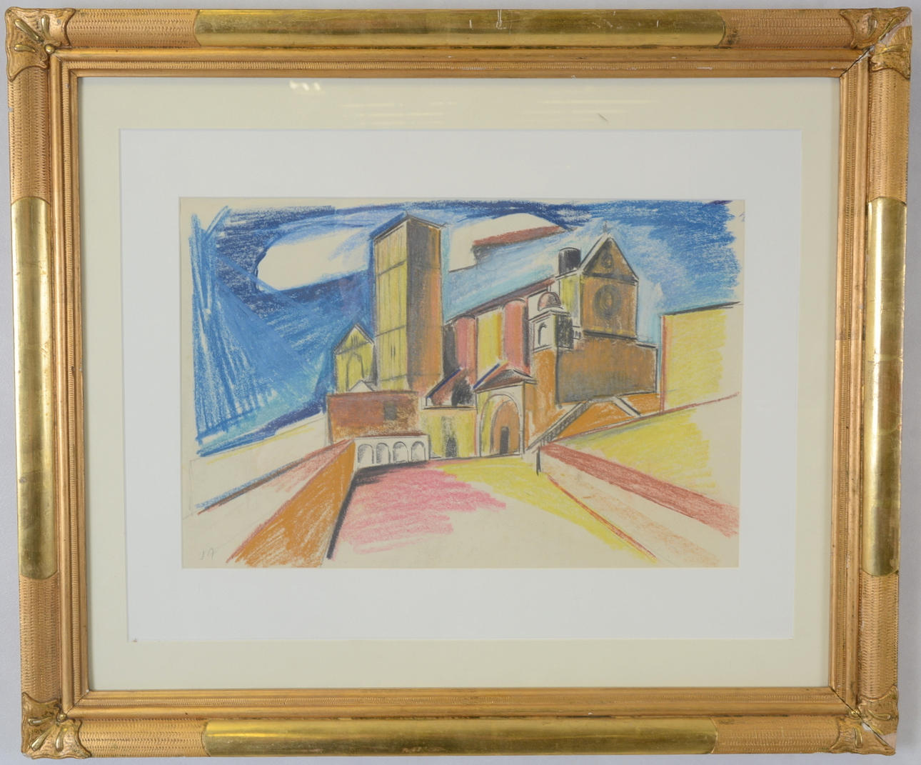 JOHN JON-AND. Pastell.