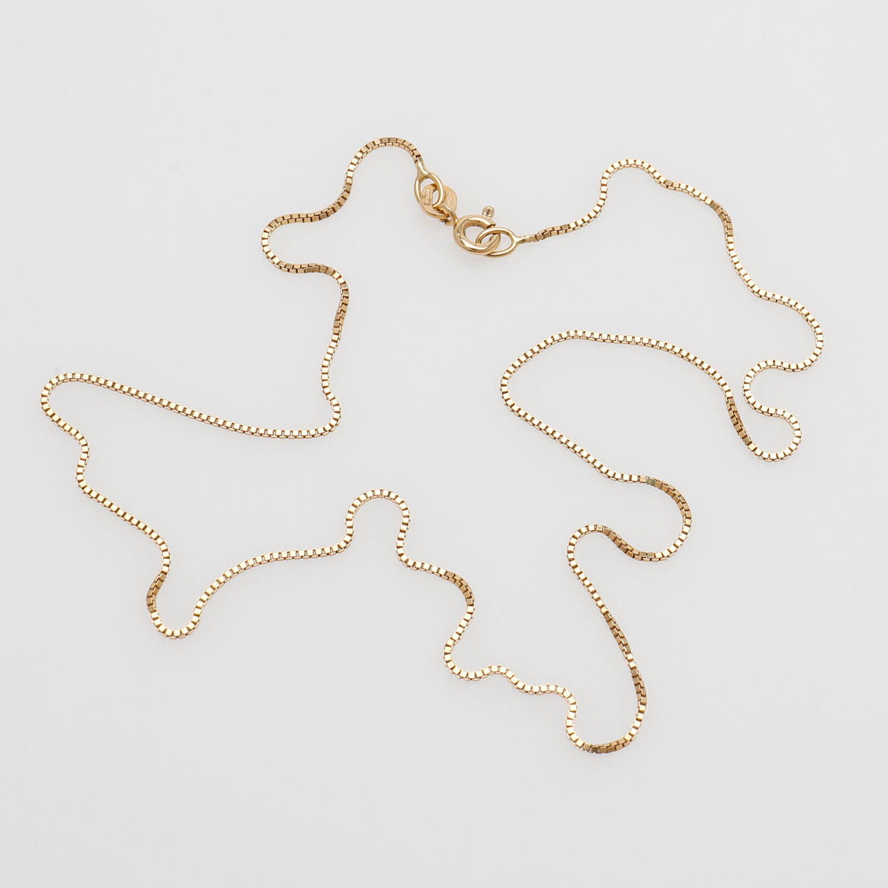 HALSKEDJA, 18K GULD.