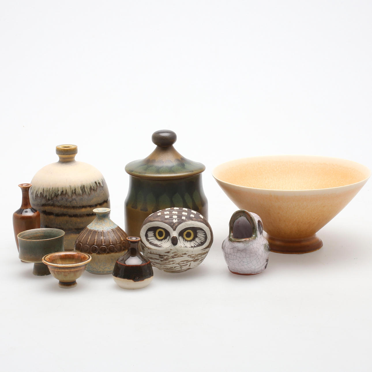 DIVERSE KERAMIK, 10 delar, 1900-talets andra hälft.