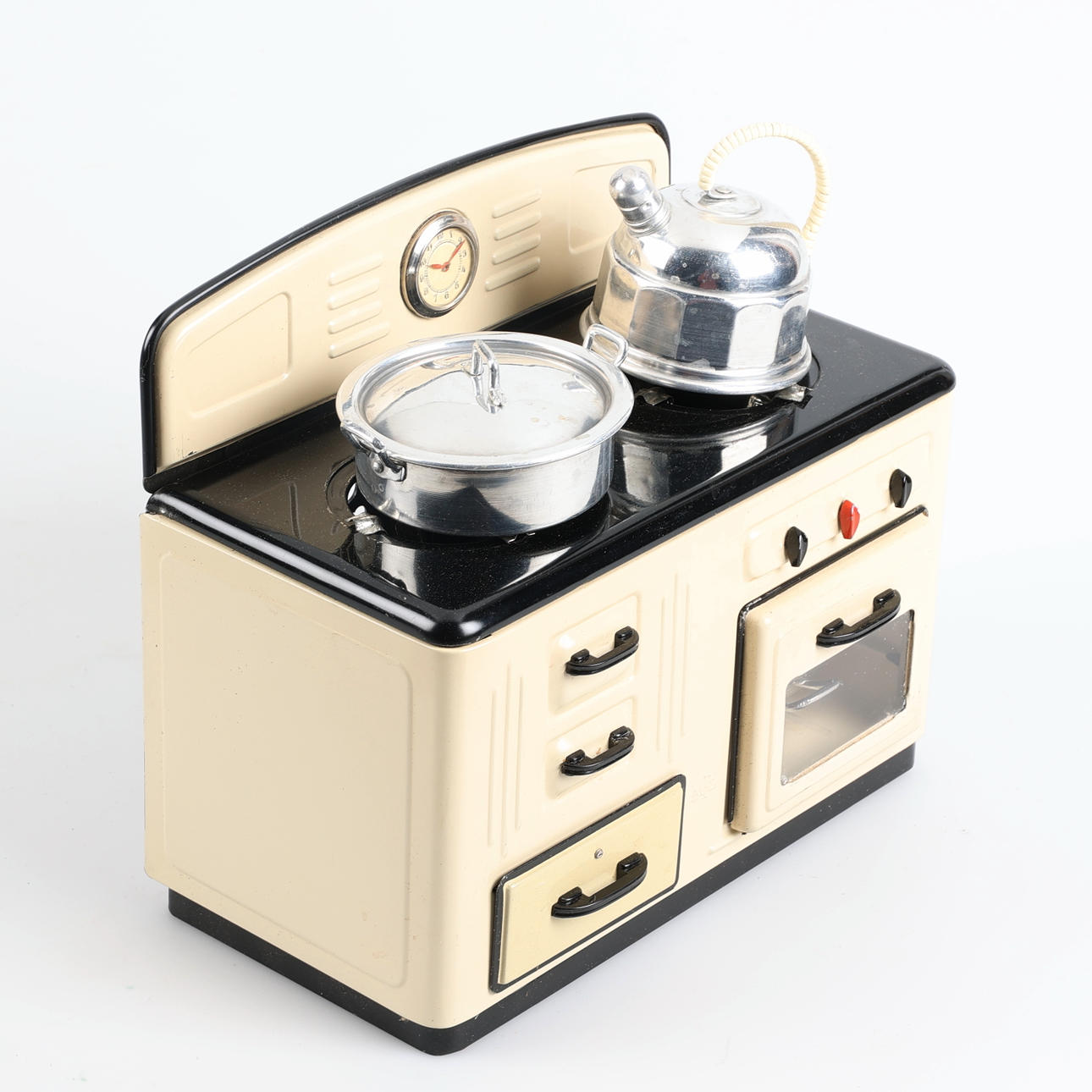 Cuisinière jouet ancien en fer blanc années 50