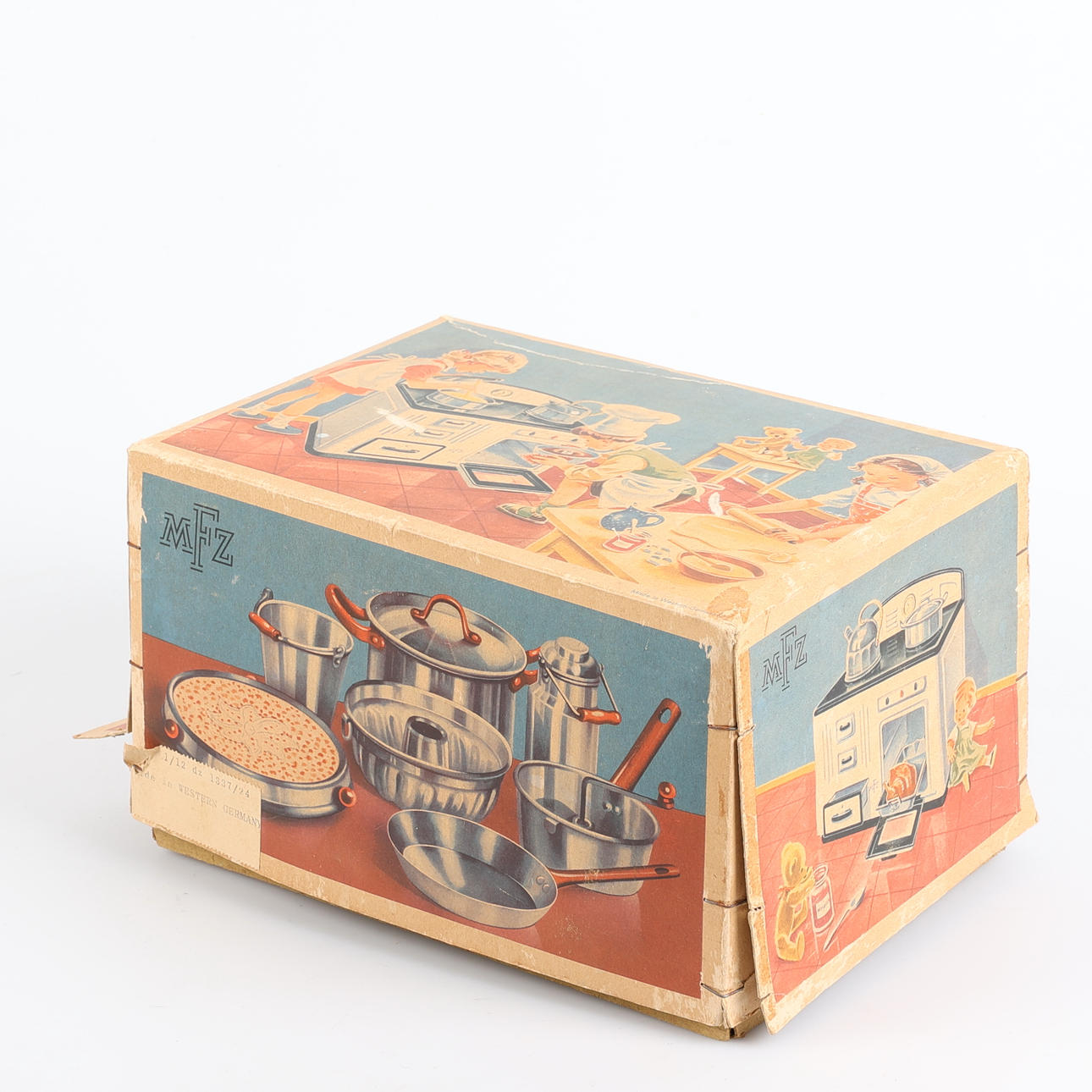 ANCIENNE BOITE VIDE En Metal Serigraphie Massilly EUR 3,40 - FR