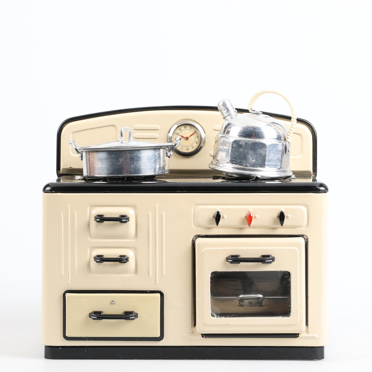 Jouet Ancien : Cuisinière En Tôle Allemande FUCHS, Vintage